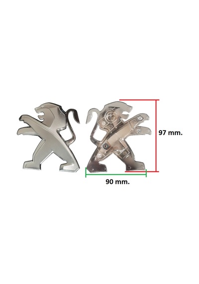 9815318677 Psa Grup Peugeot 2008 Arka Aslan Amblem Logo Monogram 98179002dx