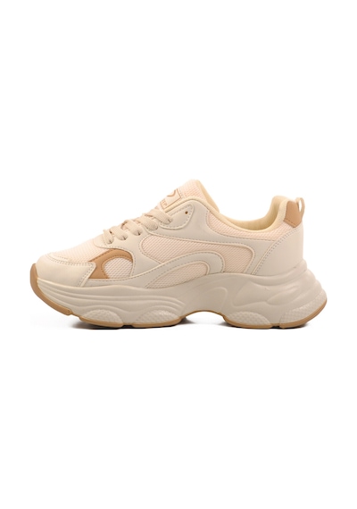 Bej-taba Fileli Kadın Spor Ayakkabı 164 G Bej-taba Bej - Taba
