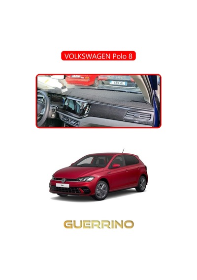 Volkswagen Polo 8torpido Koruma Halısı Kırmızı Kenar