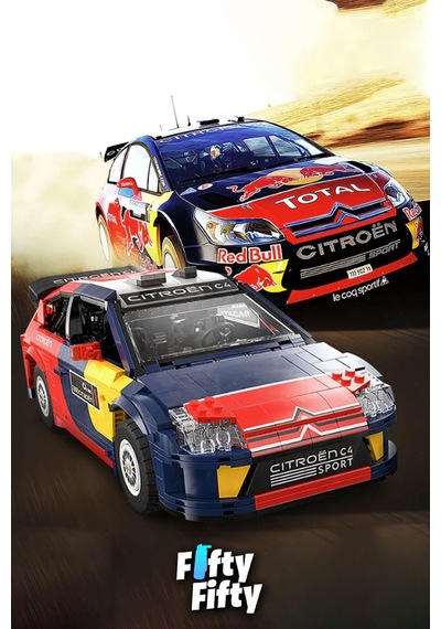 Cada Citroen C4 Wrc 2008 -c62005w 1569 Parça Profesyonel Oyuncak Yapım Seti