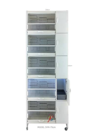 İstanbul Kafes Model 5Y Pvc Kuş Dolabı