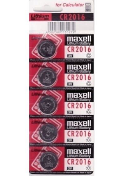 Maxell Cr2016 3V Lityum Düğme Pil 5'Li  Paket