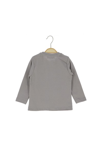 Crassi Erkek Çocuk Sweatshirt Yazılı Gri