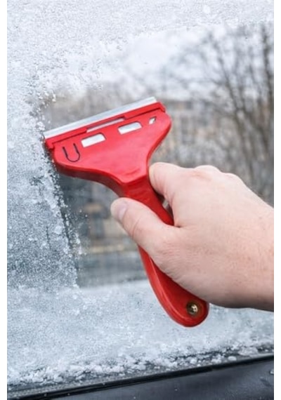Profesyonel Cam Kazıma Bıçağı, Sk5 Çelik Keskin Uç, Abs Ergonomik Sap, 100x18 Mm, 2 Yedek Bıçaklı Cam Ve Yüze Diğer