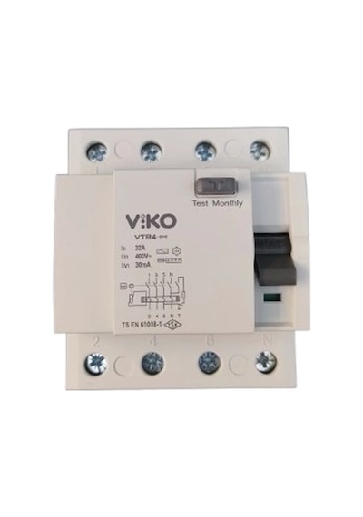 Viko 3x32 30 Ma Kaçak Akım Rölesi