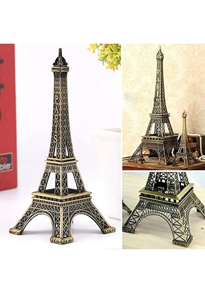 Minyatür Metal Eyfel Kulesi Dekoratif Biblo 25 Cm Standart
