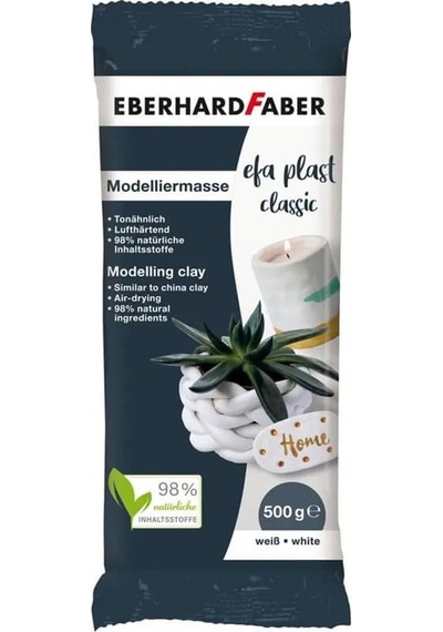 Eberhard Faber Efa Plast Classic Saramik Hamuru 500 Gr Beyaz