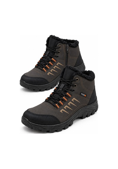 Vojo Fix İçi Tüylü Fermuarlı Günlük Outdoor Erkek Bot 267800001917 62 Kahve