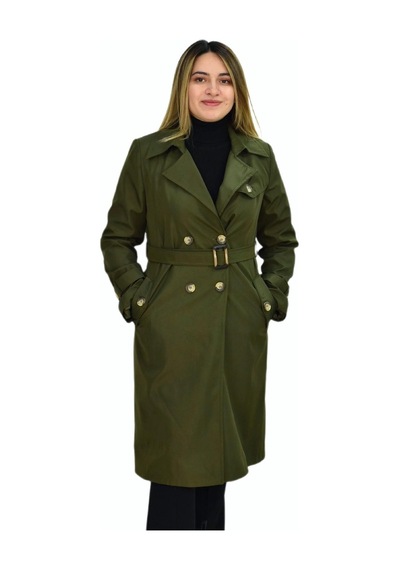 Kadın Kemerli Trençkot K3064 Bgl-st03286 001