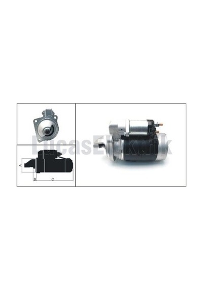 Lucas-av Mars Motoru 12v 3,5kw 9 Dıs Turk Traktor AOD-LUCAS 619 240 95