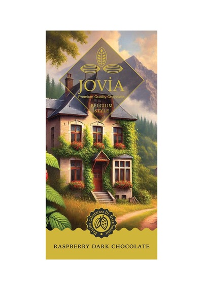 4 Adet Jovia Belgium Style Bitter Frambuazlı Çikolata 80 G
