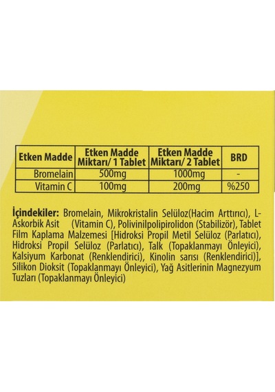 Bromelain 1000 mg 60 Tablet