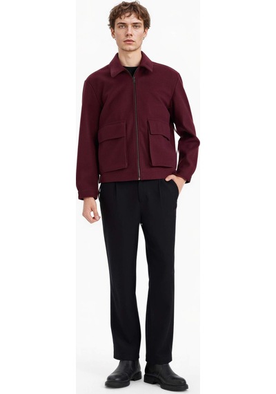 Defacto Fermuarlı Cepli Mont E9978ax25wnbr464 Bordo-br464