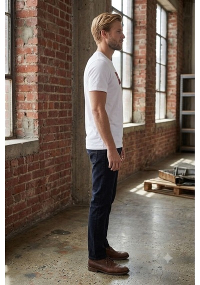 Levi's Pamuk Standart Fir Beyaz Erkek Tişört