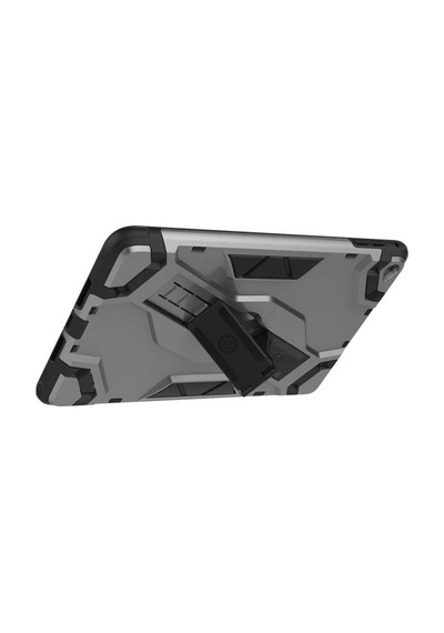 iPad Uyumlu  Mini 4 Zore Defens Tablet Silikon - Siyah Arka Kapak