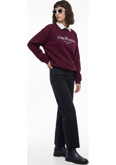 Jeep Sweatshirt, Xs, Bordo