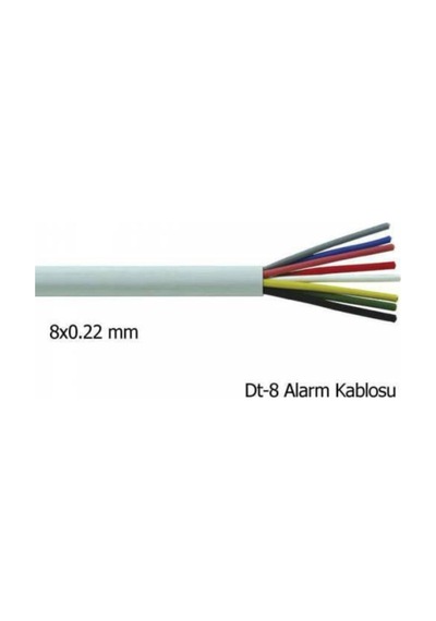Dt 8 Diafon Kablosu - 25 Metre