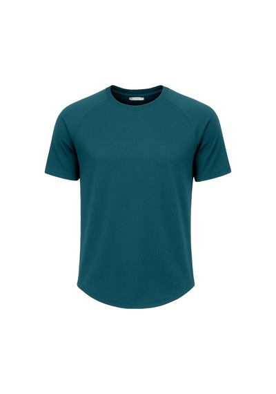 Ghassy Co. Erkek Reglan Oval Kesim %100 Pamuk Yumuşak Dokulu Bisiklet Yaka T-shirt Çok Renkli