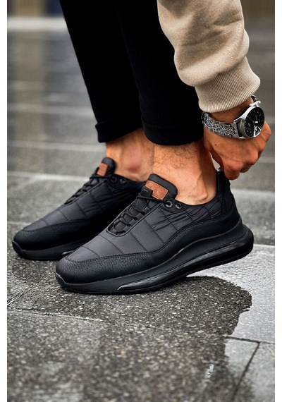 Ay Mood Mn179 - Cst Sporty Runner Erkek Ayakkabı Sıyah Siyah