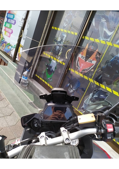 18-20 Yamaha Tracer 900 / GT Uzun Ön Cam Zeus Açık Füme 54cm 4mm Acik Füme