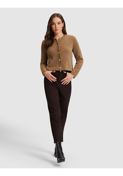 Pierre Cardin Kahverengi Crop Top Triko Hırka 50331252 Vr271 Çok Renkli