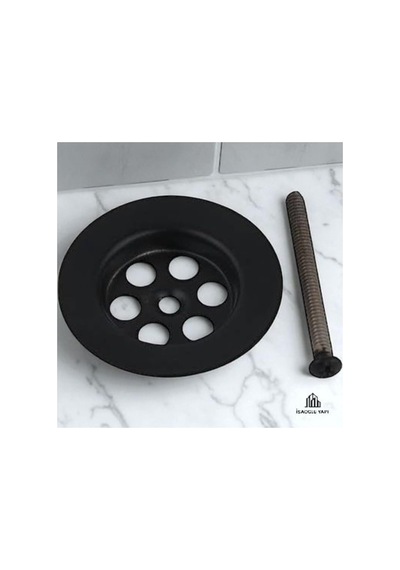 İsaoğlu Yapı Siyah Lavabo Süzgeci, Siyah Lavabo Sifonu, Vida Dahil
