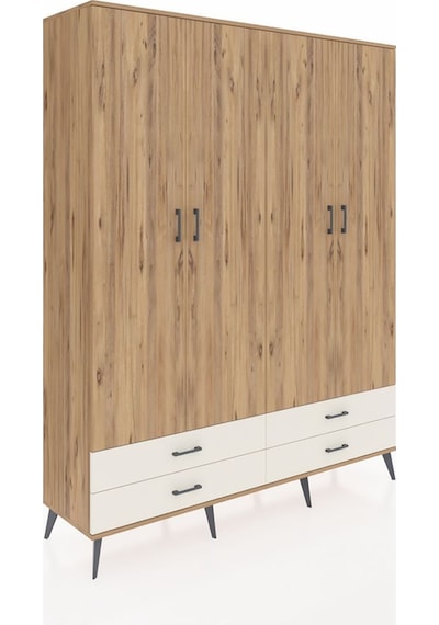 Hyperion Gardrop 6 Raflı 4 Çekmeceli 2 Askılı 176x44x221 Çam-çam/aytaşı Çam/aytaşı Hyperion Gardrop 6 Raflı 4 Çekmeceli 2 Askılı 176x44x221 Çam-çam/aytaşı Çam/aytaşı