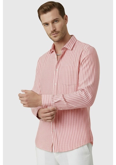 Deepsea Kırmızı Slim Fit %100 Pamuk Çizgili Erkek Gömlek Cepli Yazlık Yeni Sezon Gömlek 2602627 Kırmızı Deepsea Kırmızı Slim Fit %100 Pamuk Çizgili Erkek Gömlek Cepli Yazlık Yeni Sezon Gömlek 2602627 Kırmızı
