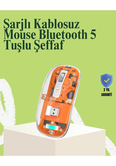 Kablosuz, Sessiz, Ergonomik Ve Şarjlı Fare - Gelişmiş Çoklu Cihaz Desteği 73545401