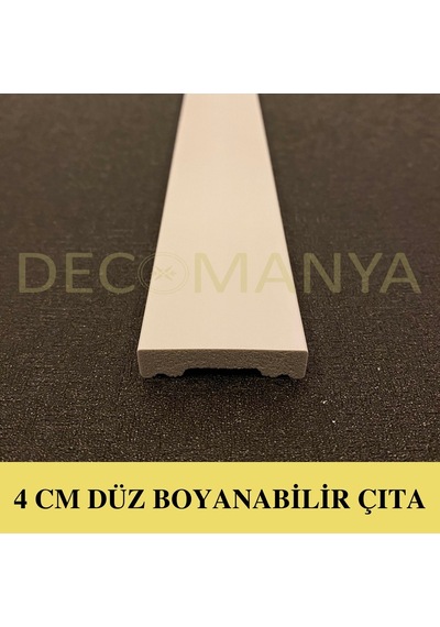 Decomanya Boyanabilir Duvar Çıtası 4 Cm Poliüretan Duvar Çıtası (480018805)