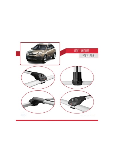 Opel Antara 2007-2016 Arası İle Uyumlu Ace-1 Ara Atkı Tavan Barı
