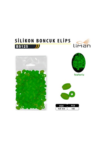 Silikon Boncuk Elips 100 Ad 4 6mm 100 Adet 1