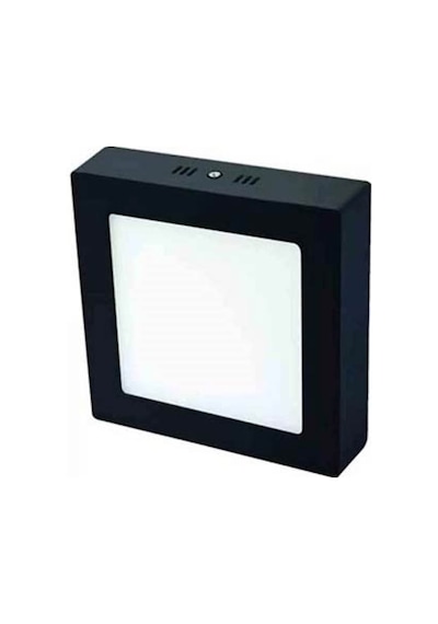Cata 18w Sıvaüstü Led Armatür Siyah Kasa Beyaz Kare Cat Ct-5236b Siyah