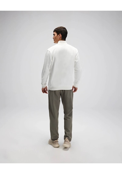 Ellesse Yarım Fermuarlı Beyaz Erkek Sweatshirt Em580 Beyaz