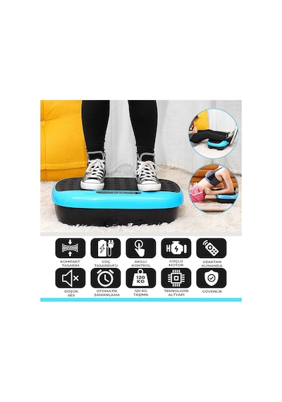 Relax Vibro Vibration Plate Egzersiz Fitness Çok Renkli