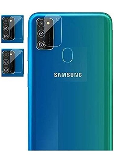 Ecrmobıle Samsung Uyumlu M21 Nano Cam Kamera Lens Koruyucu 2 Adet