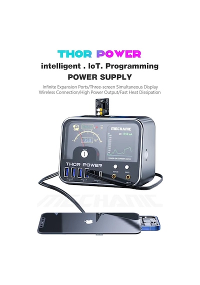 Mechanic Thor Power Akıllı Dc Güç Kaynağı Ve Arıza Tespit Cihazı