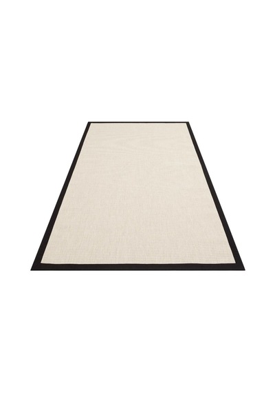 Eko Halı Ventura Vnt 2706 Cream Bordür Black Sisal Görünümlü İç Ve Dış Mekan Uyumlu Hav Vermeyen Mod