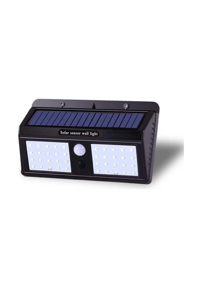 Hareket Sensörlü 40 Led Güneş Enerjili Duvar Lambası