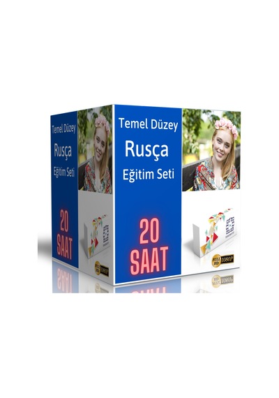 Rusça Temel Düzey Görüntülü Eğitim Seti