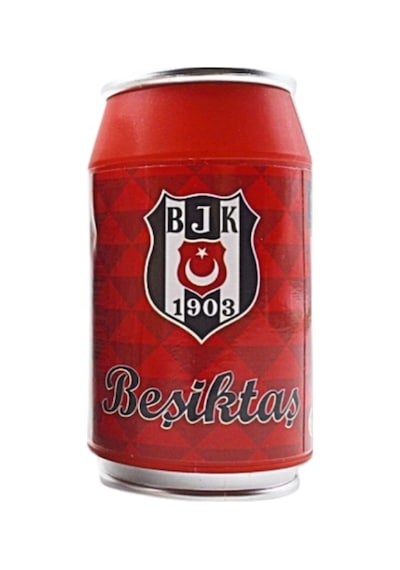 Beşiktaş Orjinal Lisanslı Kırmızı Kutu Kalemtraş Ahşap Kutulu 6'lı Kırtasiye Seti 03-siyah