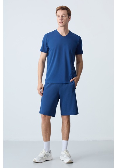 Air Jones Tommy Life Parlament Pamuklu Kalın Yumuşak Dokulu Standart Fit Basic Erkek Şort - 81276 Mavi Air Jones Tommy Life Parlament Pamuklu Kalın Yumuşak Dokulu Standart Fit Basic Erkek Şort - 81276 Mavi