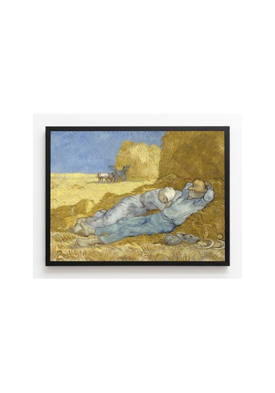 Van Gogh Van Gogh Öğle Uykusu Çerçevesiz Poster 21x30 Cm A4 Tablo Van Gogh Post Empresyonizm