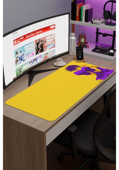 Hajime No Ippo Anime V3 - 90x40 Xxl Gaming Kauçuk Kaymaz Taban Mouse Pad Fare Altlığı
