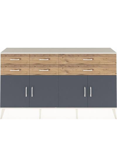 Arges Konsol 3 Raflı 6 Çekmeceli 4 Kapaklı 176x30x99 Aytaşı-antrasit/çam Antrasıt/atlas Çam - Aytası Arges Konsol 3 Raflı 6 Çekmeceli 4 Kapaklı 176x30x99 Aytaşı-antrasit/çam Antrasıt/atlas Çam - Aytası