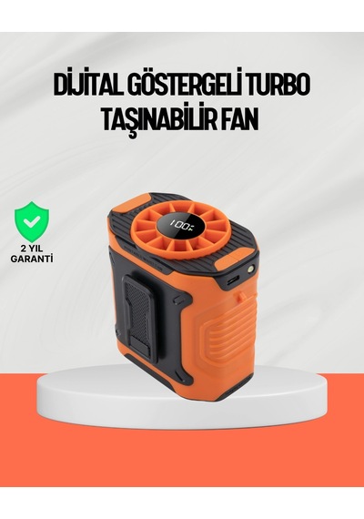 Mey İthalat Usb Şarjlı Güçlü Hız Ayarlı El Ve Bel Fanı