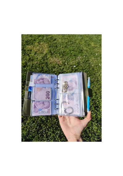 Bütçe Planlayıcı-birikim Ajandası-manyetik Haki Sticker Ve Challenge Hediyeli