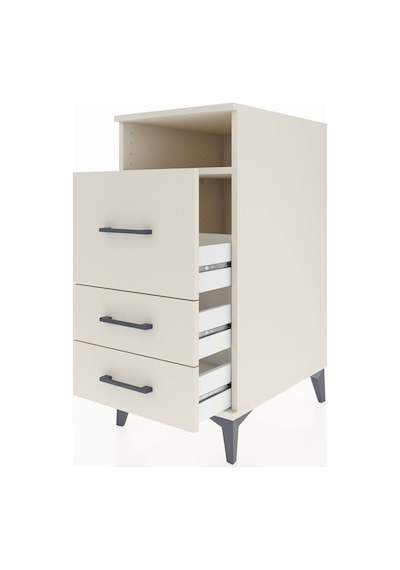 Kronos Komodin Tek Raflı 3 Çekmeceli 44x59x96 Aytaşı-aytaşı Aytaşı