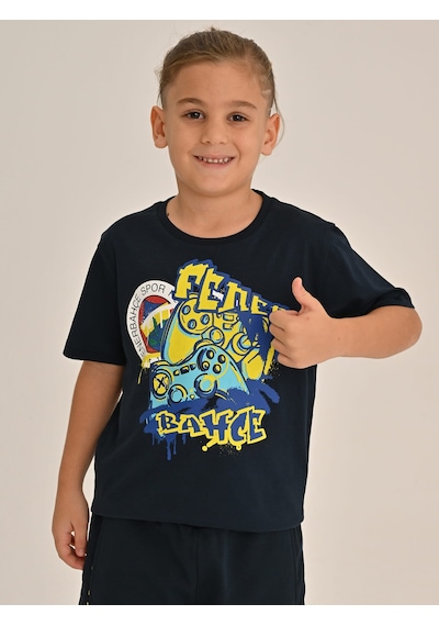 Çocuk Trıbun Fenerbahçe Gamer Tshırt Fb Laci Yeni