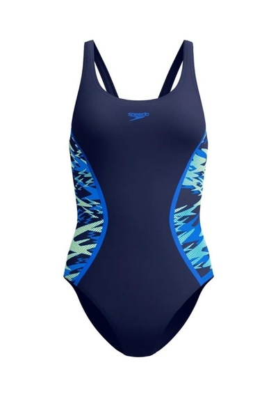 Speedo Hyperboom Splice Muscleback Kadın Yüzücü Mayosu 8-a000247003 Çok Renkli